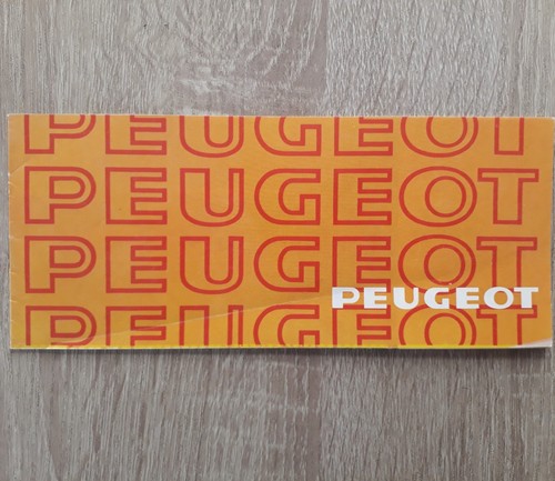 Peugeot range brochure 1978 - peugeot,