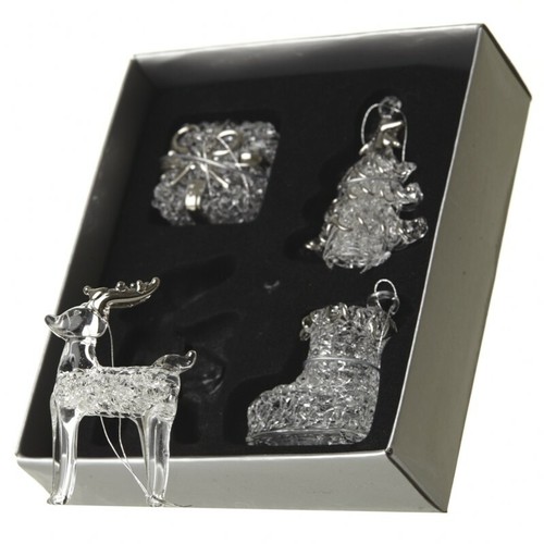 Glass handcrafted baubles - handcrafted,