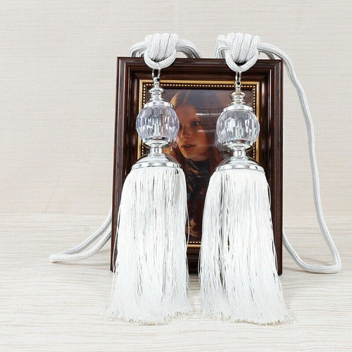 Pair curtain holdbacks rope - 1,