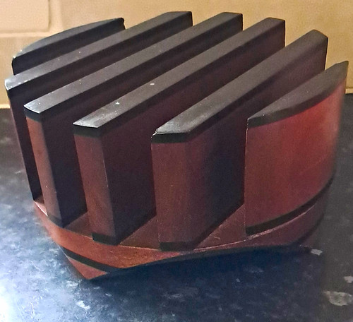 Wood free standing letter - wood, rack