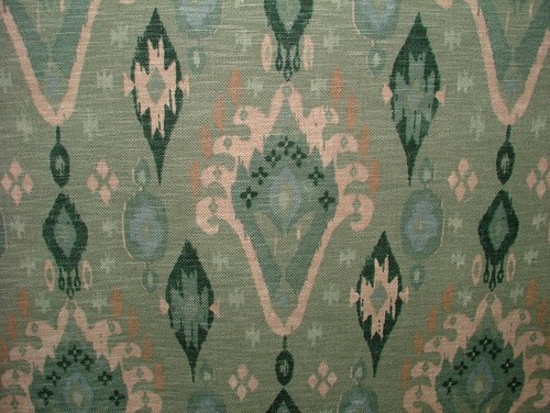 Iliv boho sage green ikat - green,