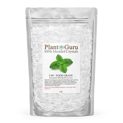 Plant guru menthol - menthol, crystals