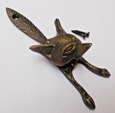 CAST IRON FOX HEAD  DOOR KNOCKER VINTAGE RETRO STYLE COUNTRY COTTAGE