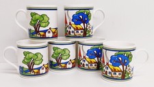 Village Art Deco Mugs Set 6