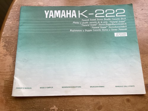 Yamaha double cassette deck - yamaha,