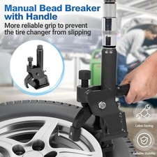 Portable Tyre Changer Professional Manual Tire Wheel Mount Bead Breaker UK