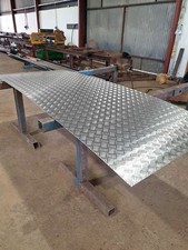 Aluminium Chequer Plate – 8ft x 4ft 5-Bar Tread Sheet for Van Floors, Trailers
