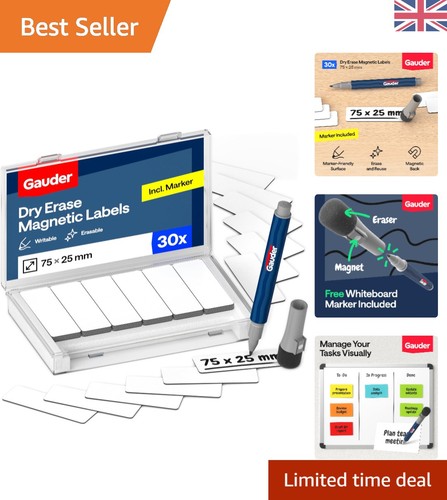 Pcs writable magnetic - 30,