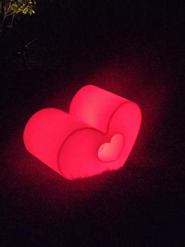 Led garden chair rechargeable - led,
