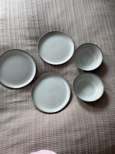 Ikea plates grey - plates.,