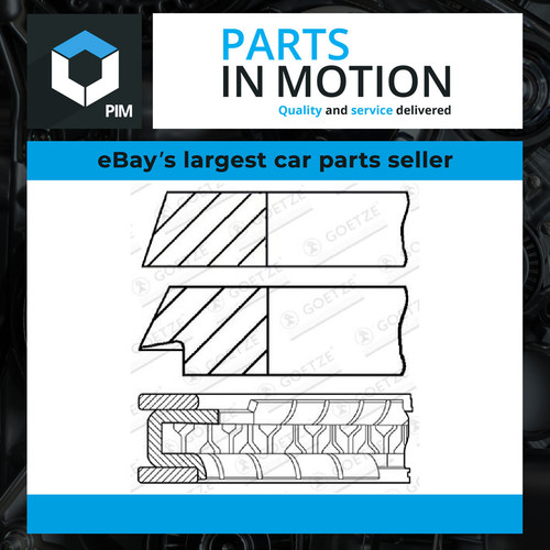 Piston rings kit - kit, (single