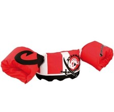 Sevylor Puddle jumper flotation swimming aid armbands RED PIRATE NEW 15-30kgs 