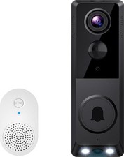 Wireless Video Doorbell Color Night Vision Human Detection 2 Camera 2 Way Talk