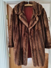 Vintage Musquash/Mink Fur Coat