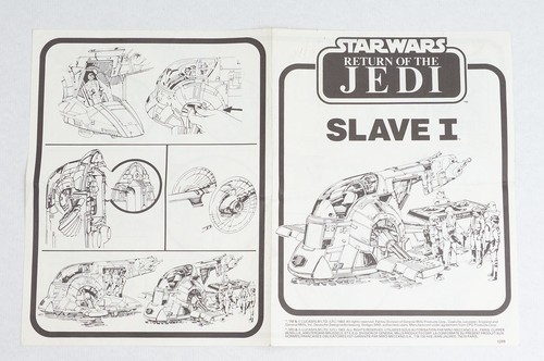 Vintage star wars instruction - star,
