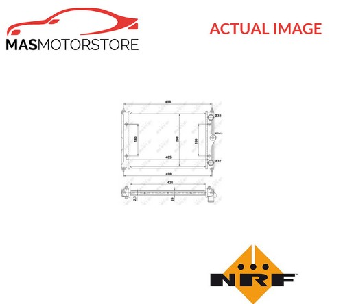 Engine cooling radiator - engine, nrf