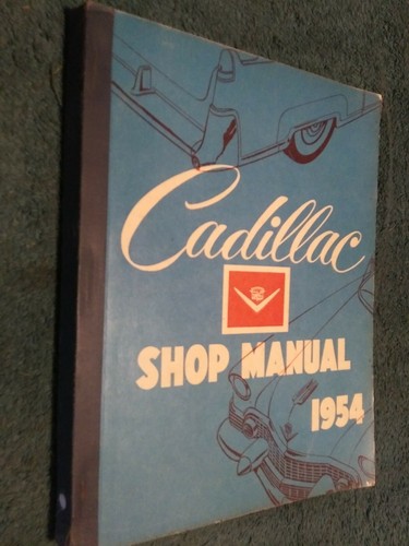 1954 cadillac shop manual - shop, /