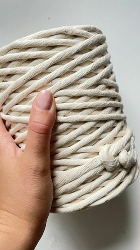 6mm macramé cord single ply - 6mm,