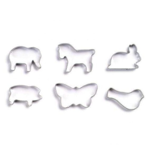 6pcs set stainless - 6pcs/set,