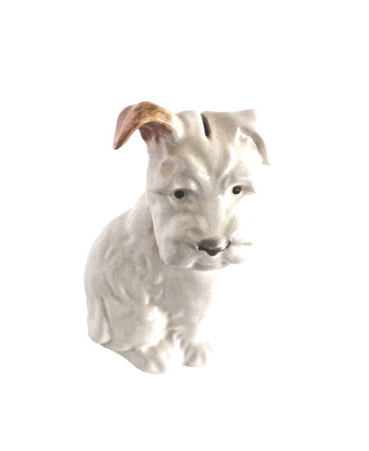 Beswick terrier dog white - terrier,
