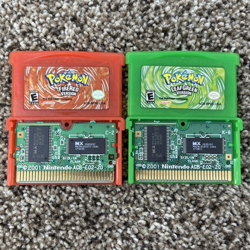 Pokemon fire red and - red, leafgreen