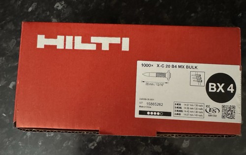 Hilti 1000x 20mm bx4 mx - 20mm,