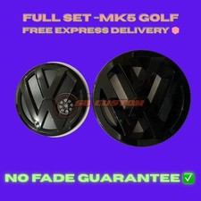 VW Golf MK5 Black Badge Set Front Rear Full Replacement (2003-2010)