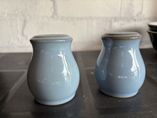 Denby Colonial Blue Salt and Pepper Pots