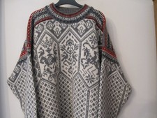 DALE OF NORWAY Sz XXL LILLEHAMMER JUMPER 1994 PURE NEW WOOL BEAUTIFUL CONDITION