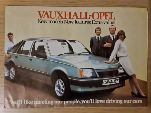 Vauxhall opel foldout - vauxhall,
