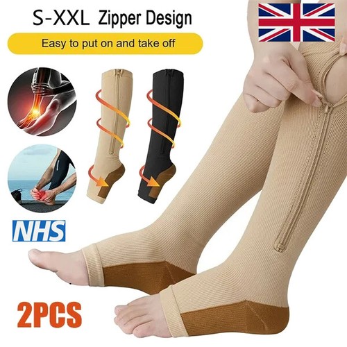 Nhs zipper compression socks - nhs,