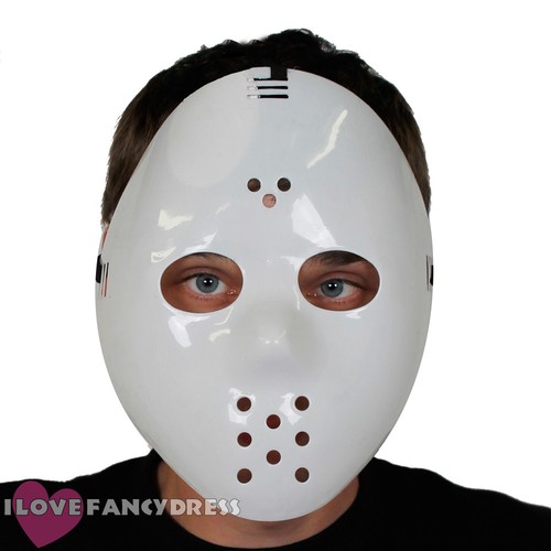 White hockey mask - hockey,