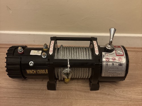 500lb 12v electric winch - 13,500lb,