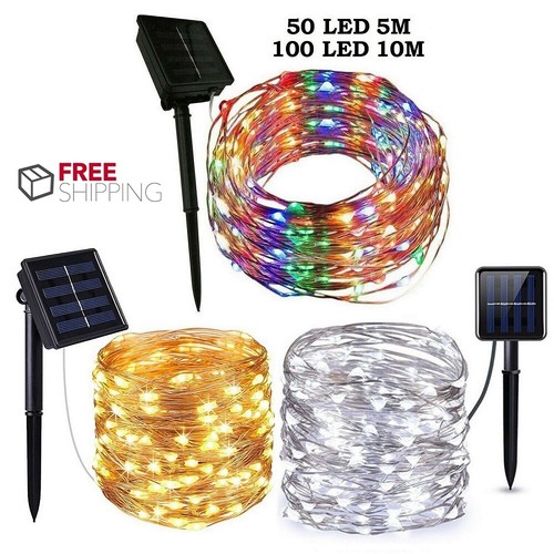 Solar string lights led - string,