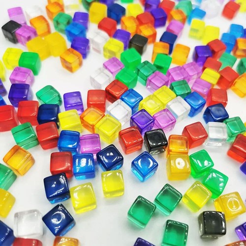200pcs blank dice clear - 200pcs,