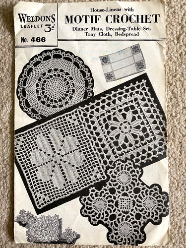 Vintage motif crochet patterns - vintage,