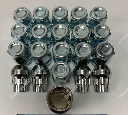 Alloy wheel nuts locks - nuts, 16