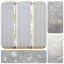 Embroidered voile net - net, curtain