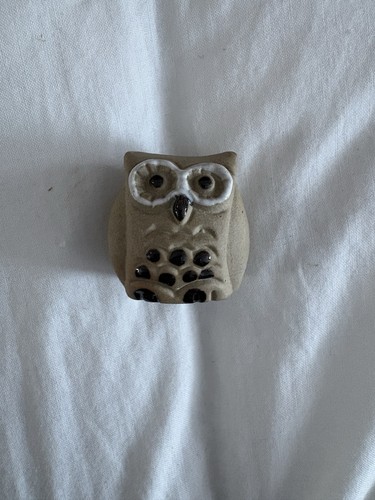 Little pottery owl ornament - little,