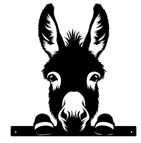 Donkey animal metal - donkey,