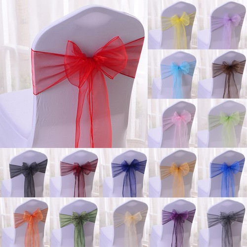 100 organza sashes - organza,