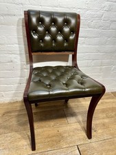 Chesterfield Leather Desk Chair . Desk Chair  . Free Delivery Available