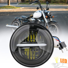 7" LED Round Headlight DRL