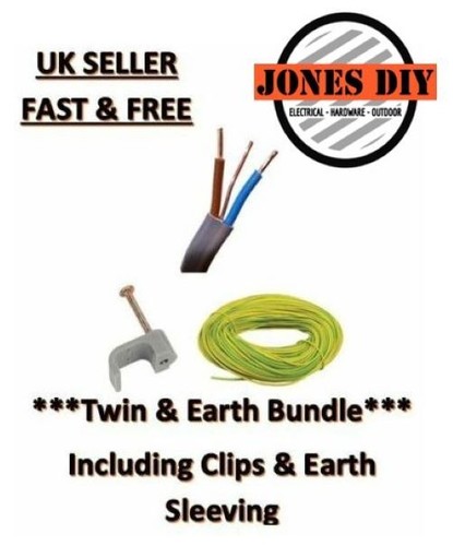 Twin and earth cable - and,
