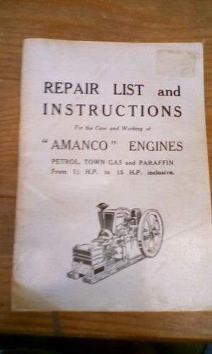 Repair list instructions for - list,