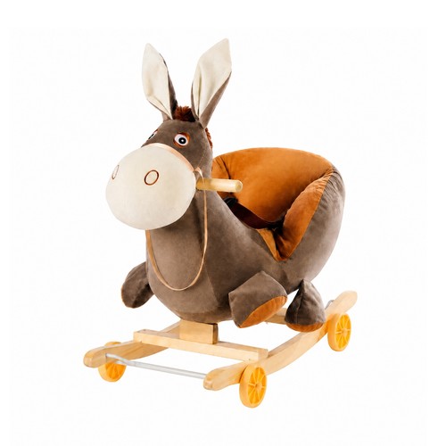 Soft burro rocker with wheels - soft,