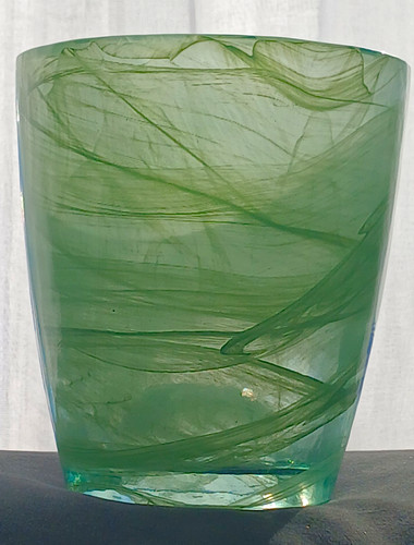 Kosta boda mine vase - kosta, green