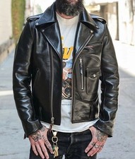 Men's Real Leather Bikers