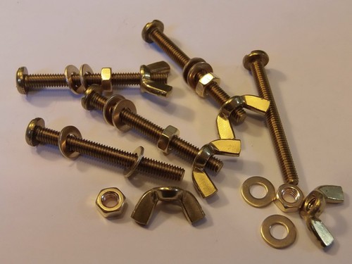 M4x40 brass pan - brass,