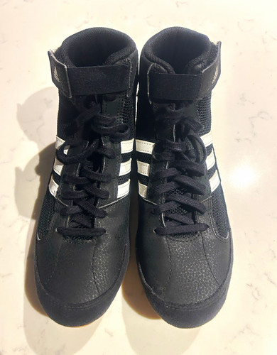 Boxing boots shoes black - boxing, white